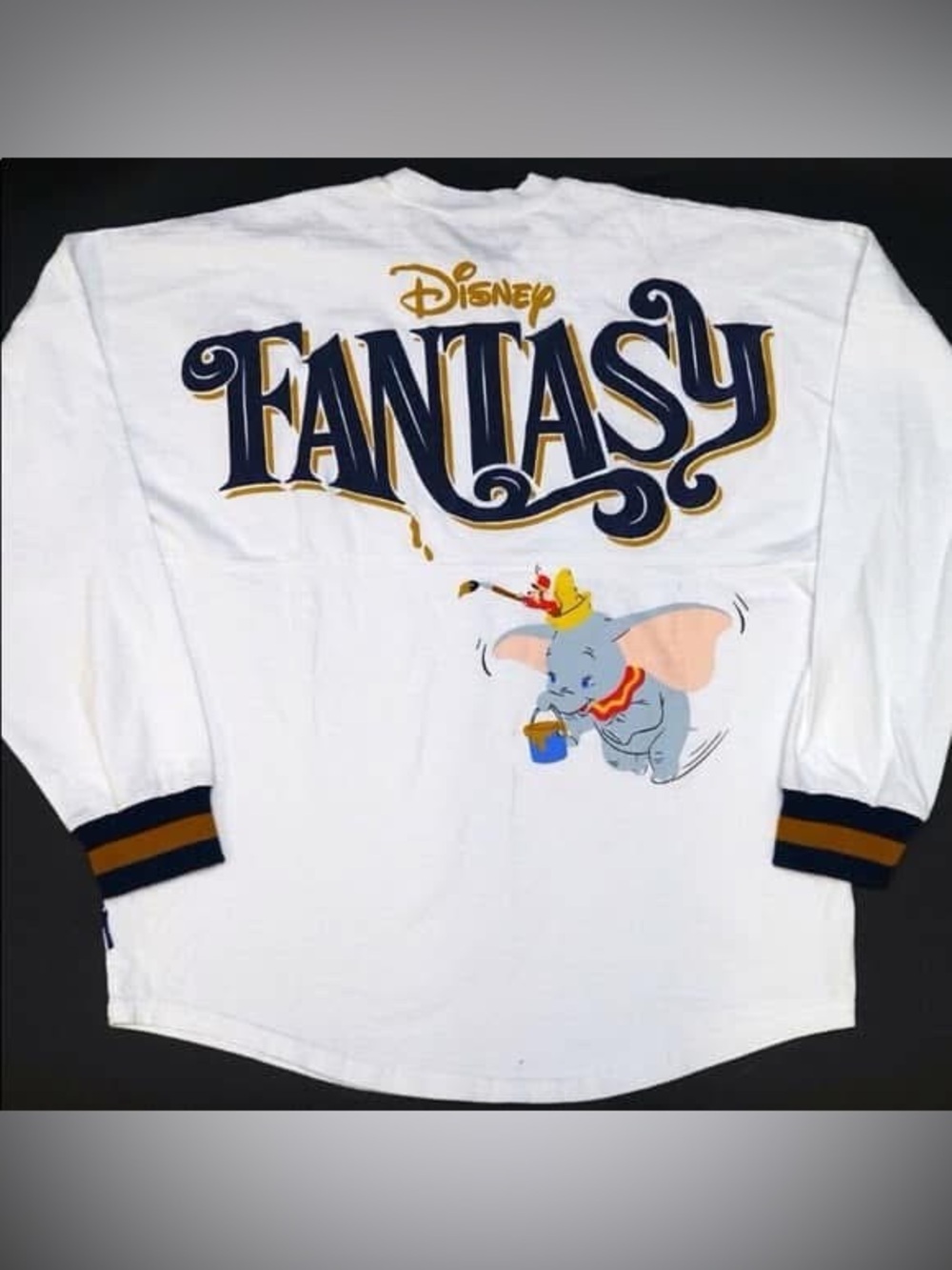 Disney Cruise Line Disney Fantasy Dumbo & Timothy Spirit Jersey sz S oversized